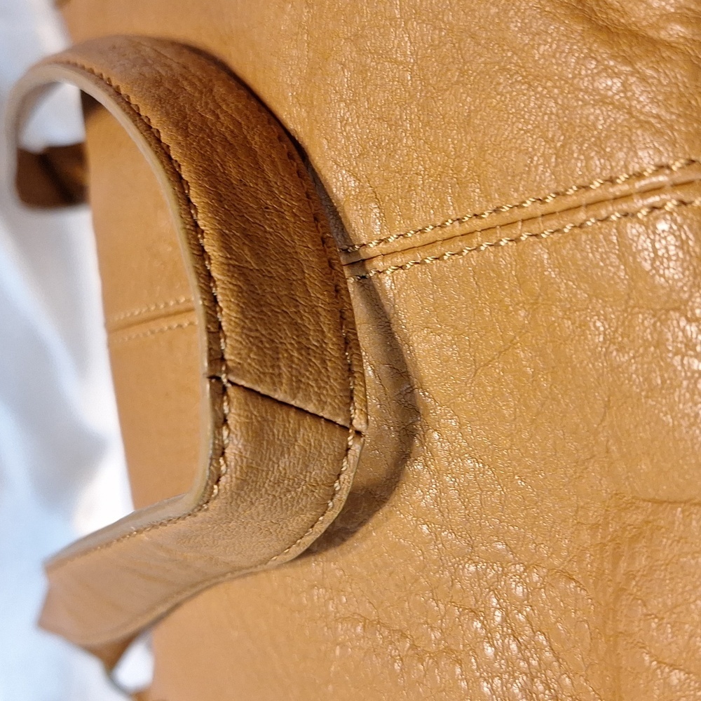 Tan Leather Shoulder Bag - Picture 8 of 12